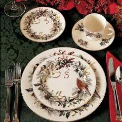 Promo 💯 Lenox Winter Greetings 5-Piece Place Setting 💯 -lenox Sales Store 185591602 w1