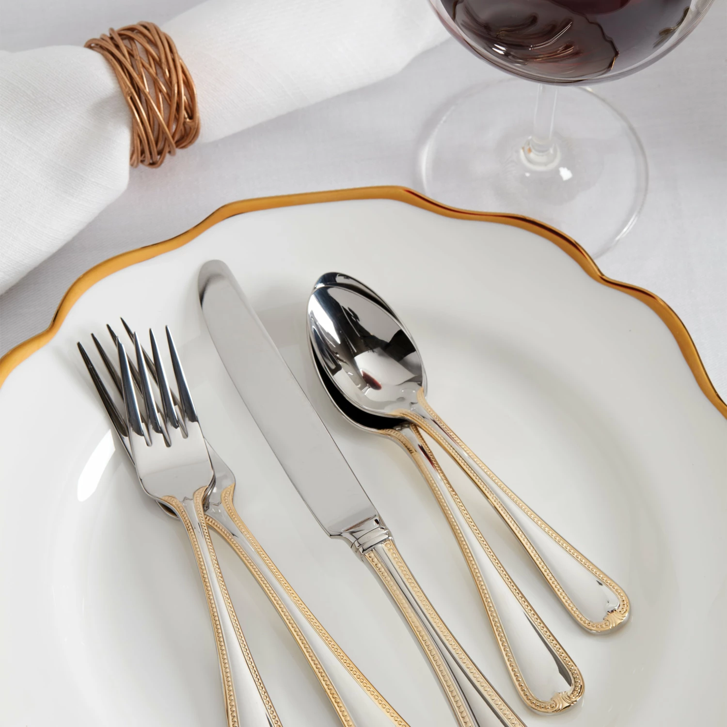 Brand new 😍 Lenox Vintage Jewel Gold® 5-Piece Place Setting 👏 4 Brand new 😍 Lenox Vintage Jewel Gold® 5-Piece Place Setting 👏 - Image 2