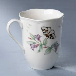 Brand new 😍 Lenox Butterfly Meadow® Blue Butterfly Mug 👏 -lenox Sales Store 6083869 w1 dade6f34 c998 4d15 b392 1ce2506a5f2e