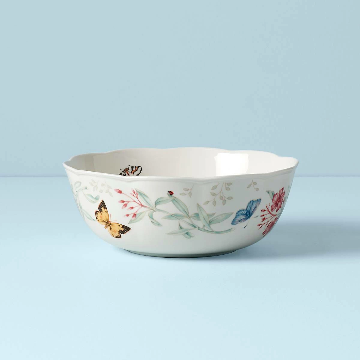 Hot Sale 🥰 Lenox Butterfly Meadow® Large Serving Bowl ⌛ 3 Hot Sale 🥰 Lenox Butterfly Meadow® Large Serving Bowl ⌛