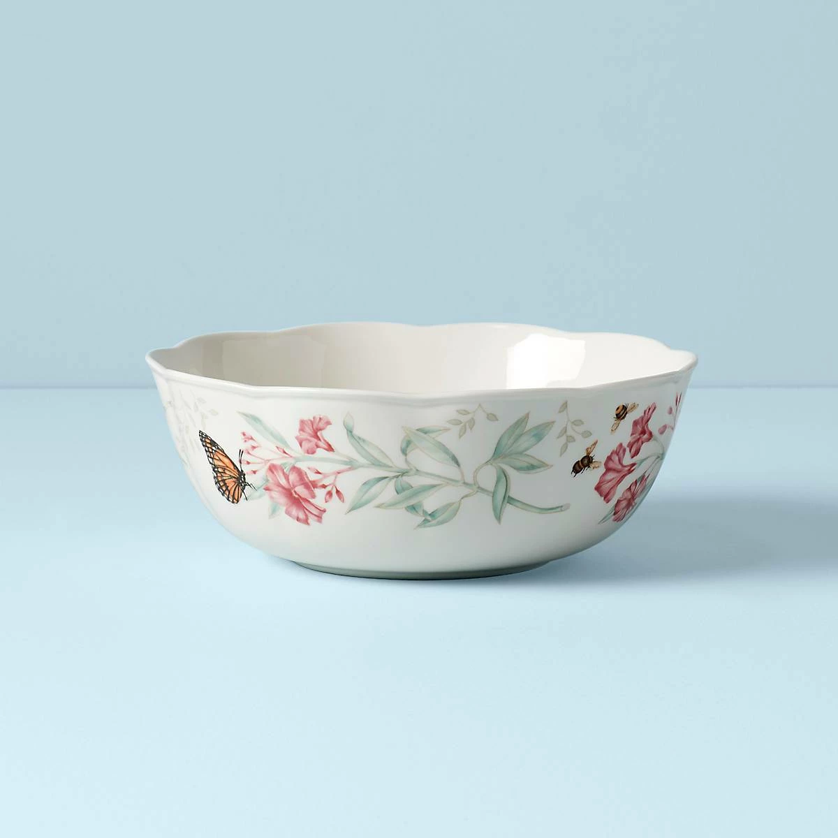 Hot Sale 🥰 Lenox Butterfly Meadow® Large Serving Bowl ⌛ 4 Hot Sale 🥰 Lenox Butterfly Meadow® Large Serving Bowl ⌛ - Image 2
