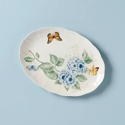 Deals 🧨 Lenox Butterfly Meadow® 16" Oval Serving Platter 😉