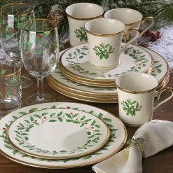 Hot Sale 👍 Lenox Holiday 12-Piece Plate & Mug Set 🎉 -lenox Sales Store 6122048 w3