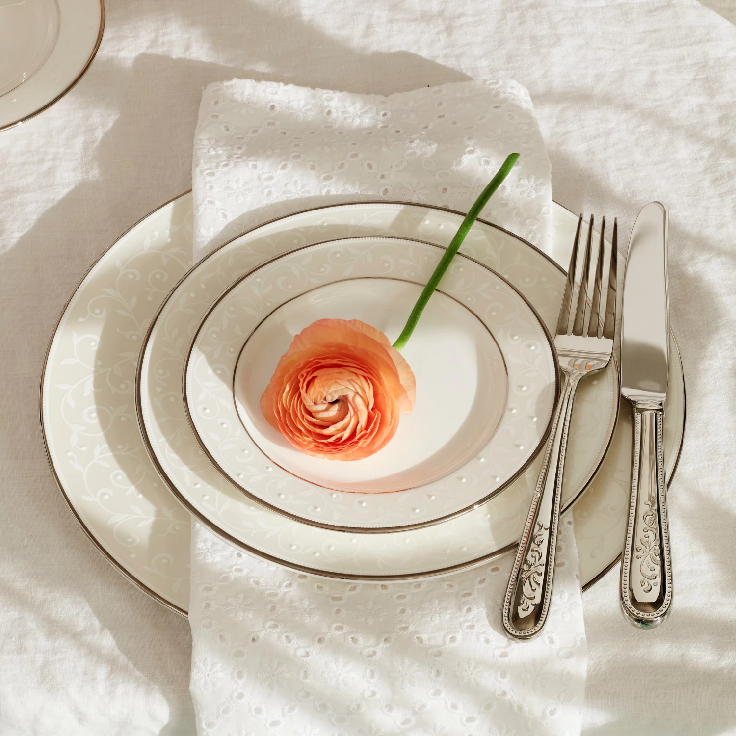 Best Pirce 🧨 Lenox Opal Innocence™ 5-piece Place Setting 🎁 6 Best Pirce 🧨 Lenox Opal Innocence™ 5-piece Place Setting 🎁 - Image 4