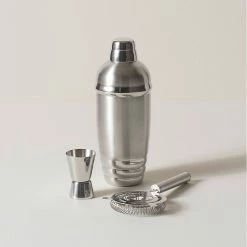 Hot Sale 😀 Lenox Tuscany Metal® Shaker & Strainer Set ⭐