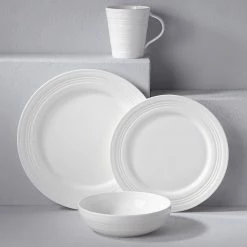 Promo 😍 Lenox Tin Can Alley® Four° 4pc Place Setting ⌛ -lenox Sales Store 6386999 wHR