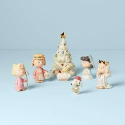 Coupon 👍 Lenox Peanuts 7-Piece 🎄 Christmas Pageant Figurines 😉