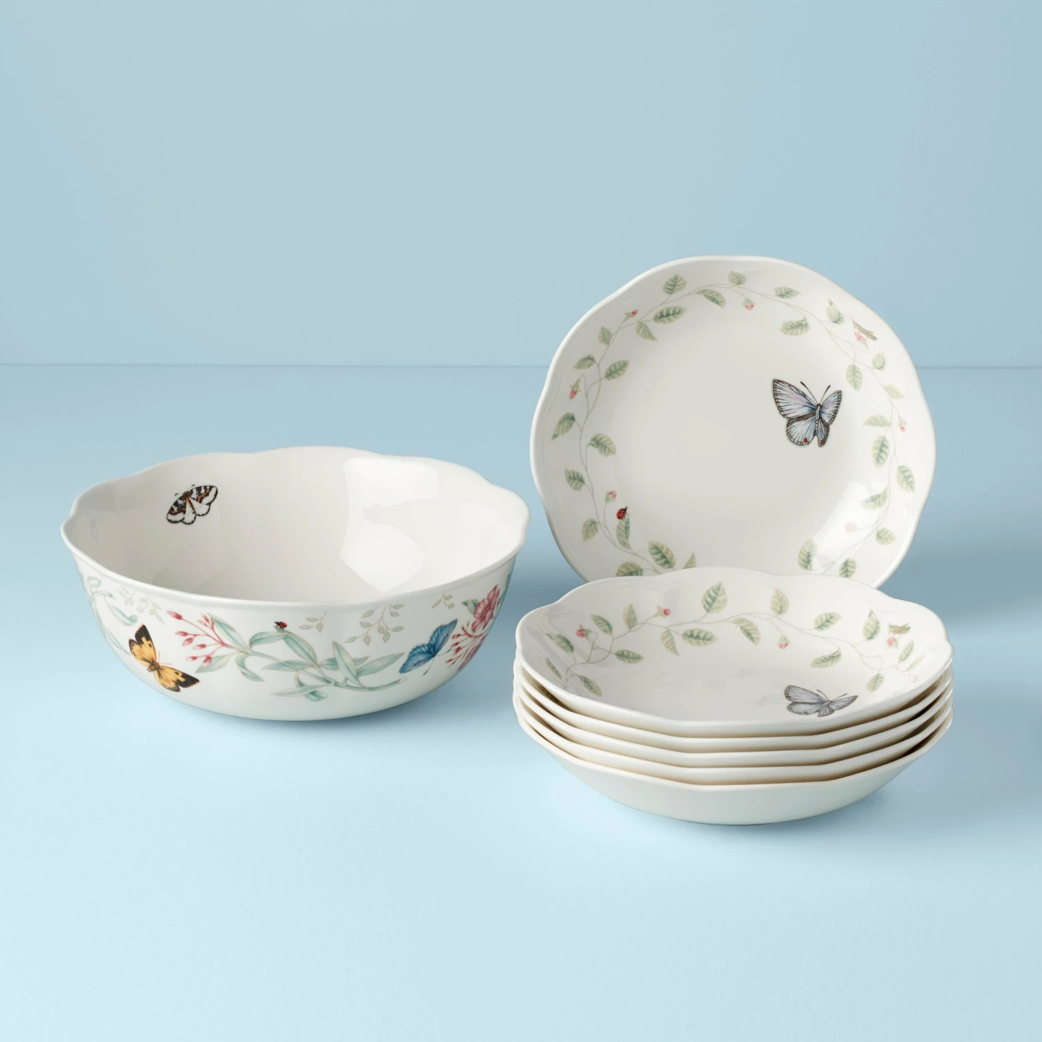 Flash Sale 𧨠Lenox Butterfly Meadow 7-Piece Bowl Set π 3 Flash Sale 𧨠Lenox Butterfly Meadow 7-Piece Bowl Set π