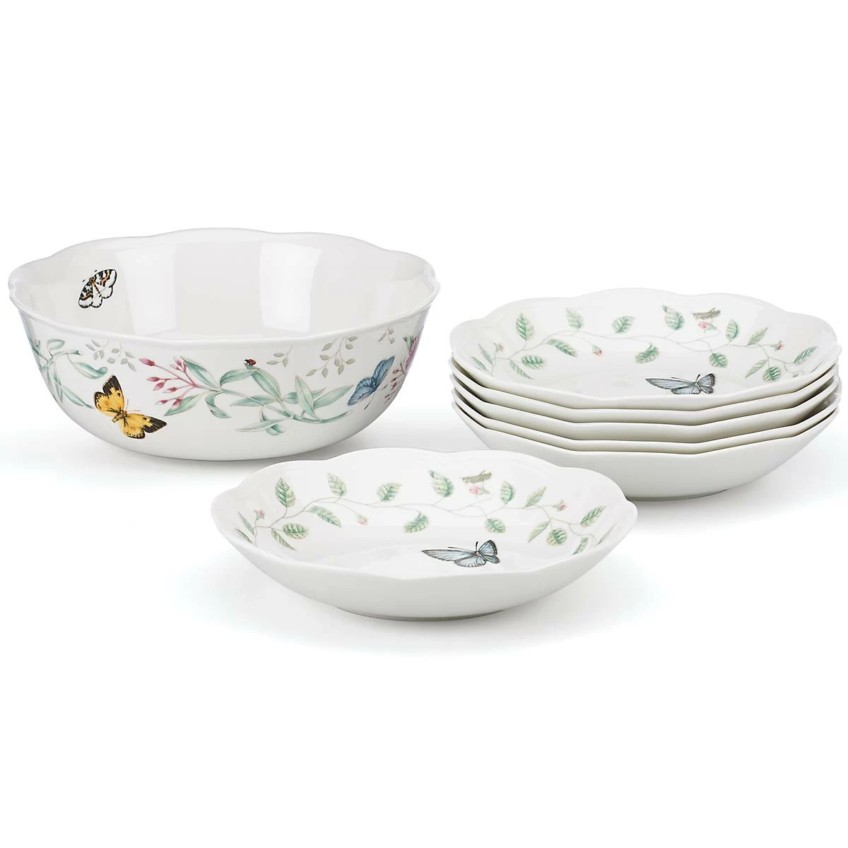 Flash Sale 𧨠Lenox Butterfly Meadow 7-Piece Bowl Set π 6 Flash Sale 𧨠Lenox Butterfly Meadow 7-Piece Bowl Set π - Image 4