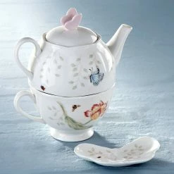 Outlet ⭐ Lenox Butterfly Meadow 3-Piece Tea Set 👏 -lenox Sales Store 6444723 w1 3652c7f5 3a88 47e3 a15c 1dc8daffd846