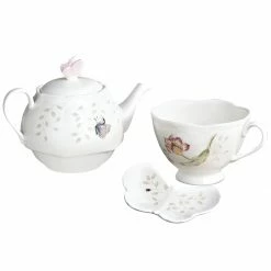 Outlet ⭐ Lenox Butterfly Meadow 3-Piece Tea Set 👏 -lenox Sales Store 6444723 w3 457ac6ae 7236 4004 9422 31d62d0d189d