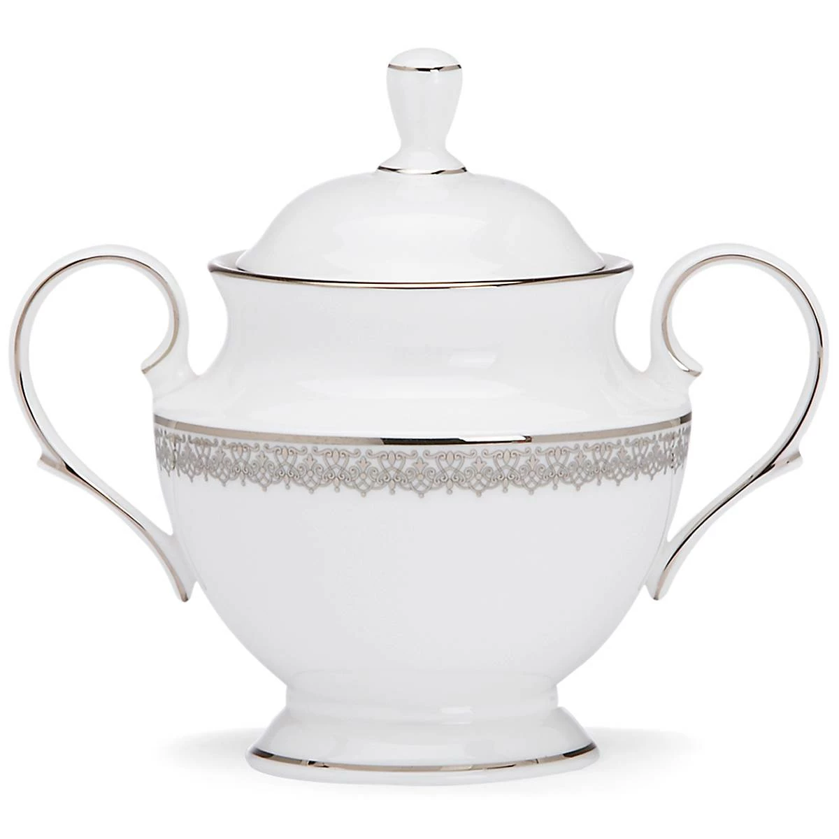 Outlet ✔️ Lenox Lace Couture™ Sugar Bowl 🧨 3 Outlet ✔️ Lenox Lace Couture™ Sugar Bowl 🧨
