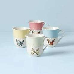 Best reviews of 🌟 Lenox Butterfly Meadow 4-piece Mug Set 😉