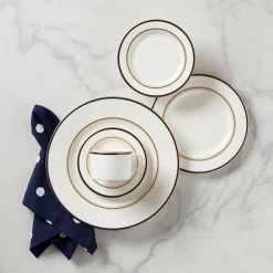 Cheap 🛒 Kate Spade Library Lane 5-piece Place Setting 🧨 -lenox Sales Store 775881 w10