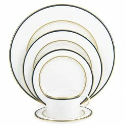 Cheap 🛒 Kate Spade Library Lane 5-piece Place Setting 🧨 -lenox Sales Store 775881 w2 32fa9b79 e5e1 4622 9d73 1cd6b0119e13