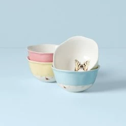 Wholesale 😉 Lenox Butterfly Meadow ® 4-piece Dessert Bowl Set 🎁