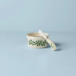 Budget 🌟 Lenox Hosting The Holidays Dip Bowl & Spreader 🥰