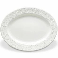 Top 10 🥰 Lenox Opal Innocence Carved™ 16" Oval Platter 🔥