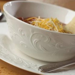 New ✔️ Lenox Opal Innocence Carved™ 4-piece Place Setting 🎁 -lenox Sales Store 806686 w3