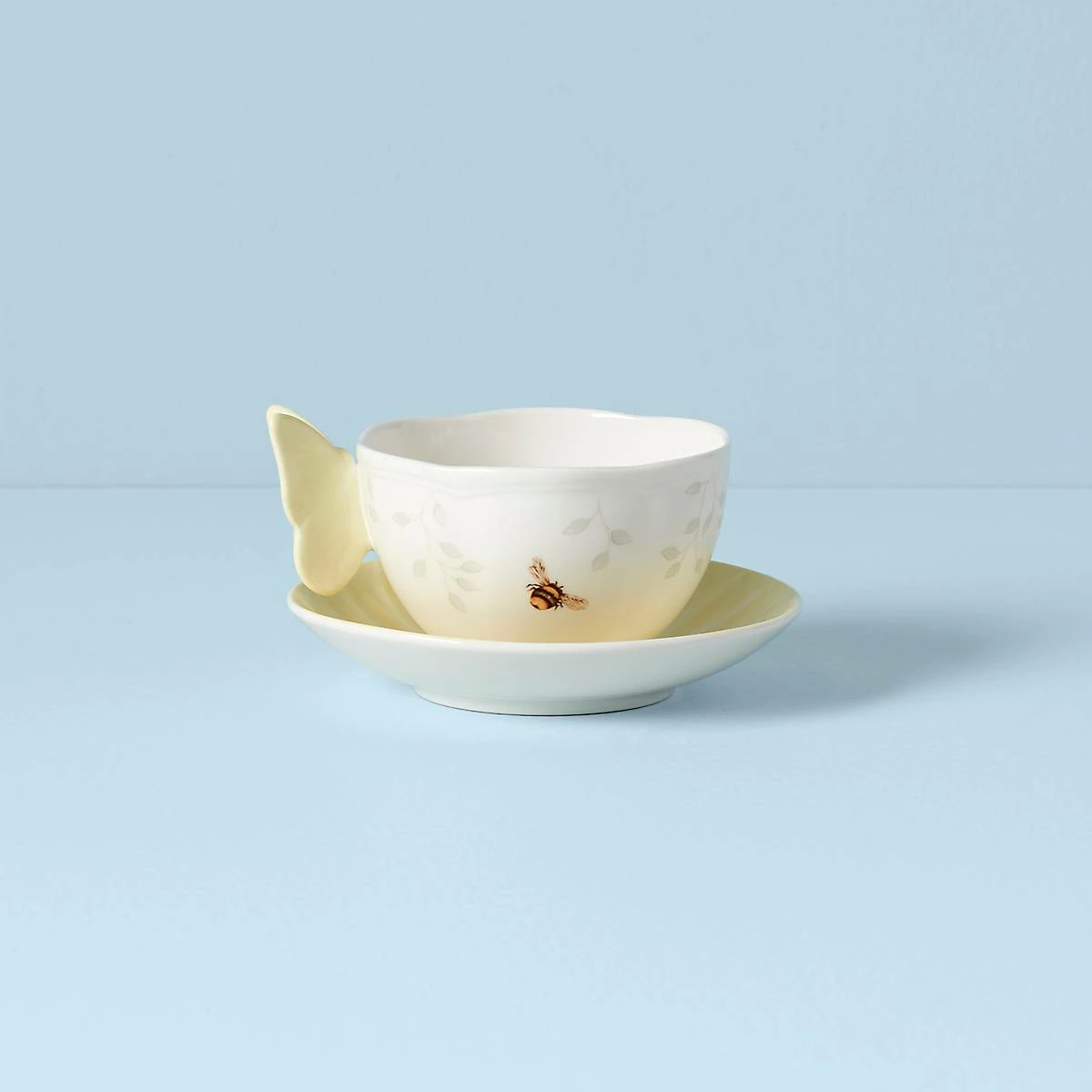 Best Pirce 🧨 Lenox Butterfly Meadow Figural Yellow Cup and Saucer ⌛ 4 Best Pirce 🧨 Lenox Butterfly Meadow Figural Yellow Cup and Saucer ⌛ - Image 2