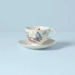 Wholesale 🛒 Lenox Butterfly Meadow Blue Cup and Saucer 🔥