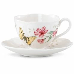 Best deal 🌟 Lenox Butterfly Meadow Swallowtail Cup and Saucer ✔️