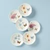 Outlet ✔️ Lenox Butterfly Meadow 6-Piece Tidbit Plate Set 🎁 -lenox Sales Store 817046 w10