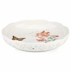 New ⭐ Lenox Butterfly Meadow® Low Serving Bowl ❤️ -lenox Sales Store 820575 wHR d33ec1bc 4871 4ec6 8757 0f3299d9d49f