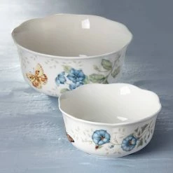 Flash Sale 🌟 Lenox Butterfly Meadow® 2-piece Nesting Bowl Set 🔔 -lenox Sales Store 820579 w1 5ee93ace 6a3e 4a99 b6cd 4f14cdedd9ac