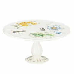 Hot Sale 💯 Lenox Butterfly Meadow® Pedestal Cake Plate 🌟