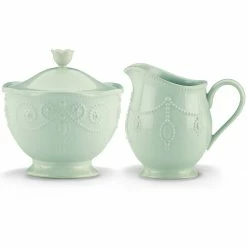 Wholesale 👏 Lenox French Perle ™ Sugar and Creamer ✔️ -lenox Sales Store 824408 wHR
