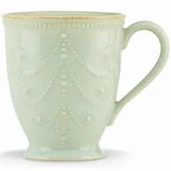 Promo 🛒 Lenox French Perle ™ Mug 👍 -lenox Sales Store 824419 wHR