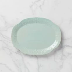 Coupon 💯 Lenox French Perle ™ 16" Oval Serving Platter ❤️ -lenox Sales Store 824421 w10