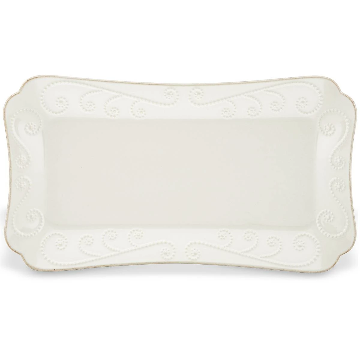 New 😀 Lenox French Perle White™ Hors D'oeuvres Tray 🤩 4 New 😀 Lenox French Perle White™ Hors D'oeuvres Tray 🤩 - Image 2