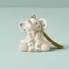 New 🥰 Lenox Baby's First 🎁 Christmas Blue Elephant Ornament ⌛ -lenox Sales Store 831030 W10