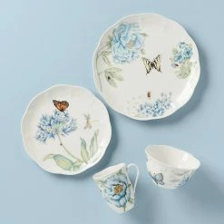 Cheapest 👍 Lenox Butterfly Meadow Blue 4-piece Place Setting 😉