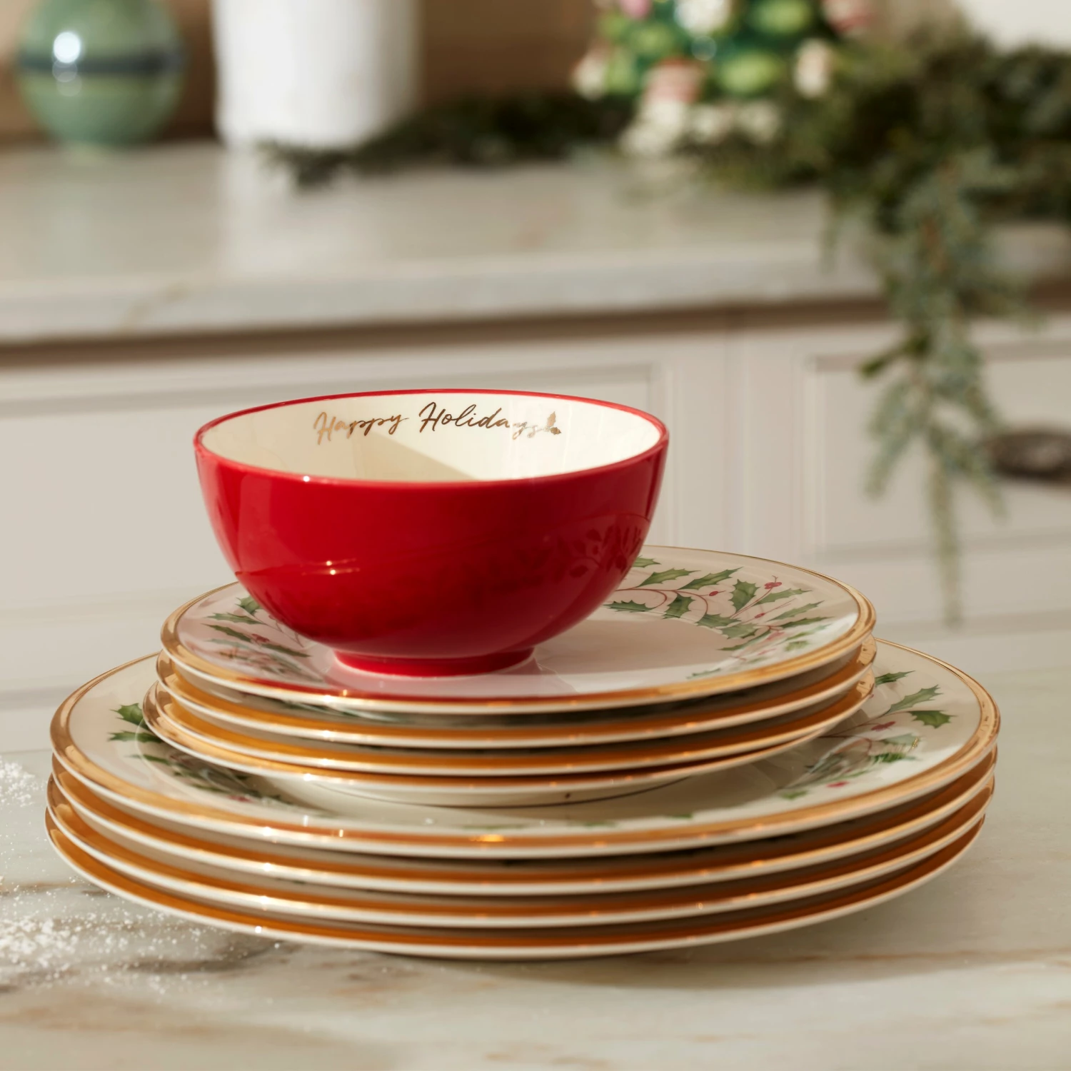 Budget β Lenox Holiday Salad Plate Set, Buy 3 Get 6 π 5 Budget β Lenox Holiday Salad Plate Set, Buy 3 Get 6 π - Image 3
