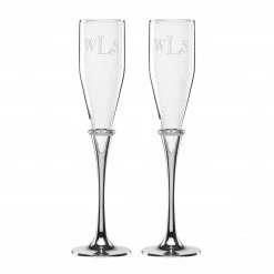 New 💯 Lenox Devotion 2-pc Toasting Flute Set 🎁 -lenox Sales Store 837521 LNP S23 WLS