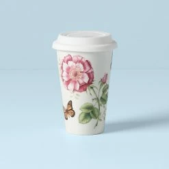 Best Sale 👏 Lenox Butterfly Meadow Thermal Travel Mug 🔔 -lenox Sales Store 837583 w10