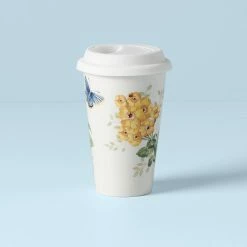 Best Sale 👏 Lenox Butterfly Meadow Thermal Travel Mug 🔔 -lenox Sales Store 837583 w11