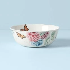 Discount 🎁 Lenox Butterfly Meadow Hydrangea® Large Serve Bowl 🛒