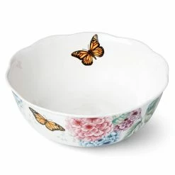 Discount 🎁 Lenox Butterfly Meadow Hydrangea® Large Serve Bowl 🛒 -lenox Sales Store 841012 w1 4b295875 21d2 44fe a34d 21b62b406318