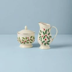 Buy 🔥 Lenox Holiday Sugar & Creamer Set 🎁