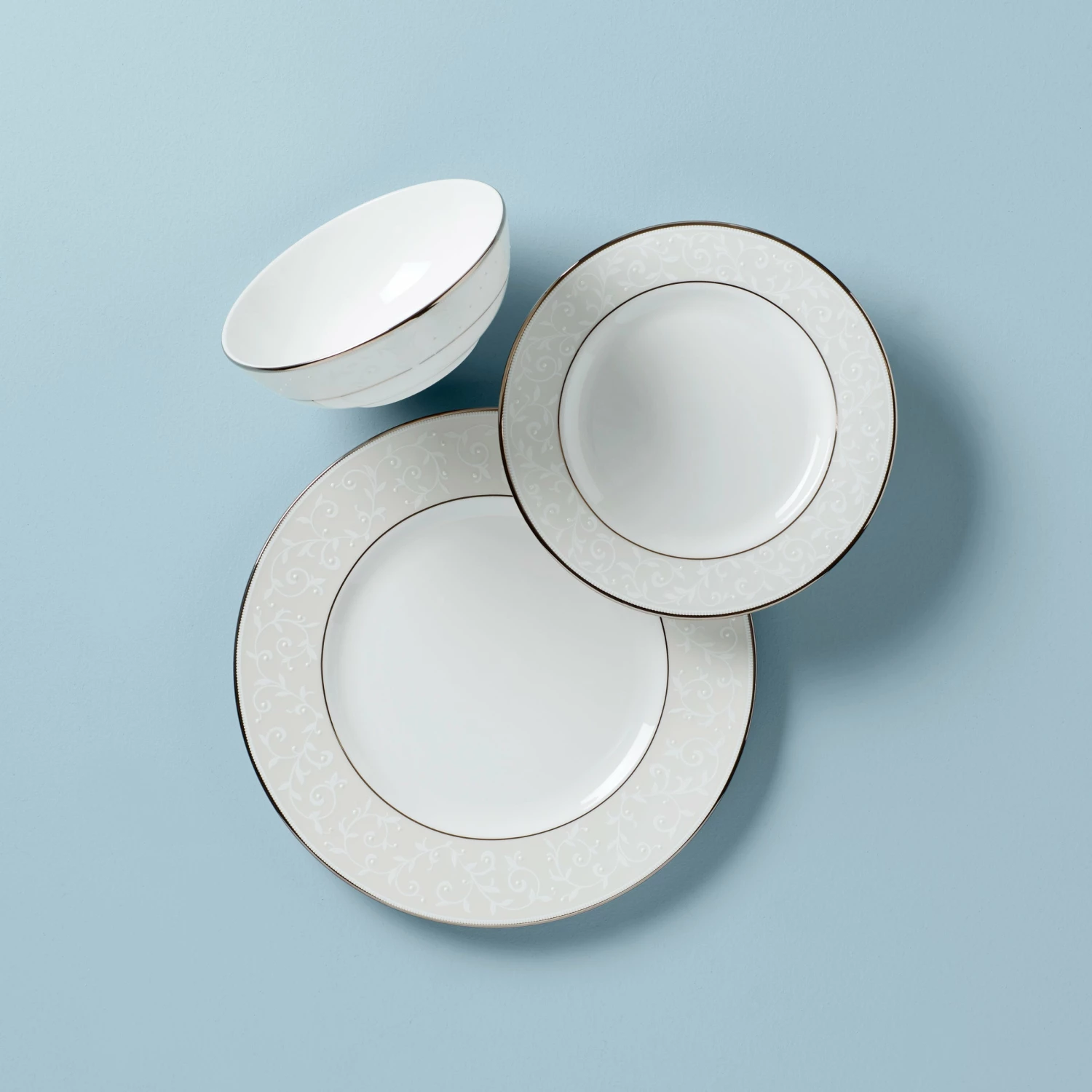 Flash Sale ❤️ Lenox Opal Innocence™ 3-piece Place Setting ❤️ 3 Flash Sale ❤️ Lenox Opal Innocence™ 3-piece Place Setting ❤️