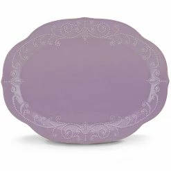 Coupon 💯 Lenox French Perle ™ 16" Oval Serving Platter ❤️ -lenox Sales Store 844717 wHR