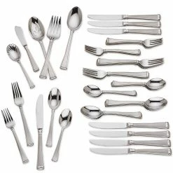 Outlet ✔️ Gorham Column Frosted™ 45-piece Flatware Set 🛒