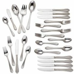 Best deal ✨ Gorham Melon Bud Frosted™ 45-piece Flatware Set 🔥