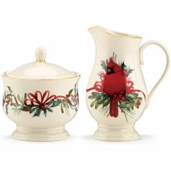 Outlet 😍 Lenox Winter Greetings™ Sugar & Creamer Set 😀 -lenox Sales Store 847266 wHR b7d32357 245a 4b72 96e5 0c9e8a7fc107