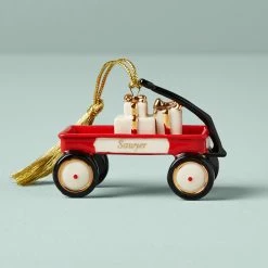 New 🎁 Lenox My Little Red Wagon Ornament ✨