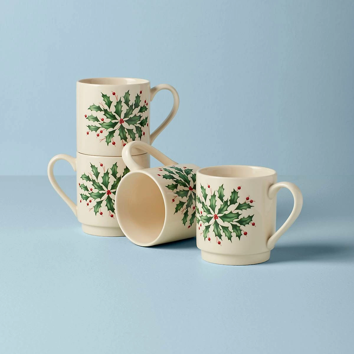 Brand new ๐ฏ Lenox Hosting the Holidays 4pc Stackable Mug Set ๐ฅ 3 Brand new ๐ฏ Lenox Hosting the Holidays 4pc Stackable Mug Set ๐ฅ